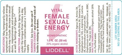 Vital Female Sexual Energy  label - LIDL33 Vital Female Sexual Energy LBL 4 20 16